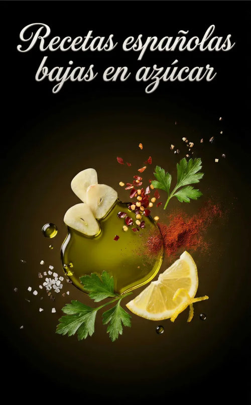 Low - sugar Spanish recipes with olive oil, lemon, garlic, herbs, and spices.